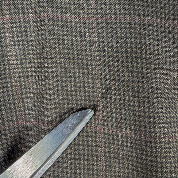 Chaps Blazer Men 42L Brown‎ Wool Cashmere Suit Jacket Business Casual Wedding - Picture 9 of 16